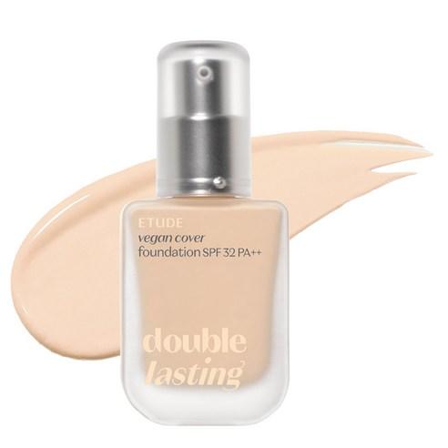[Etudehouse] Double Lasting Vegan Cover Foundation 30g -No.19N1 Light Beige