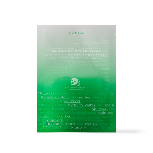 [AXIS-Y] Mugwort Green Vital Energy Complex Sheet Mask 27ml