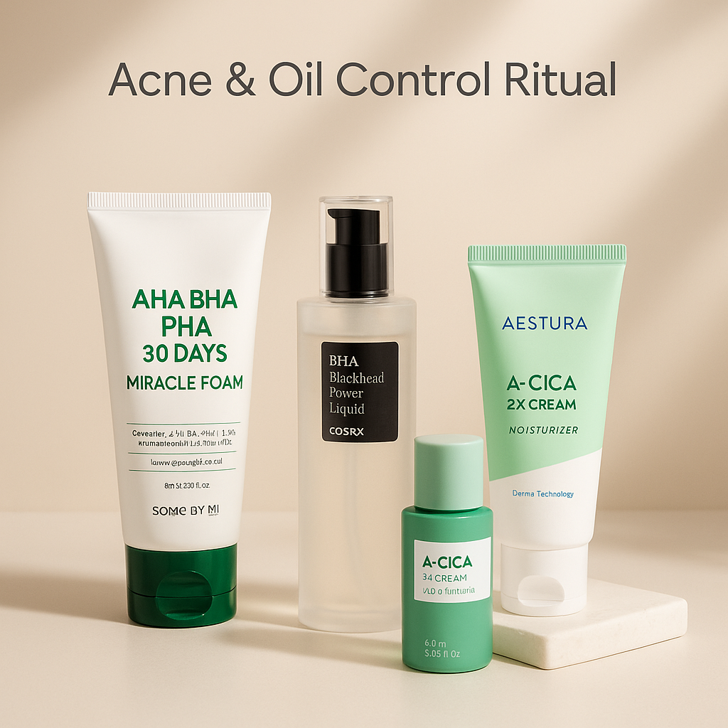 Acne & Oil Control Ritual (3-Step)