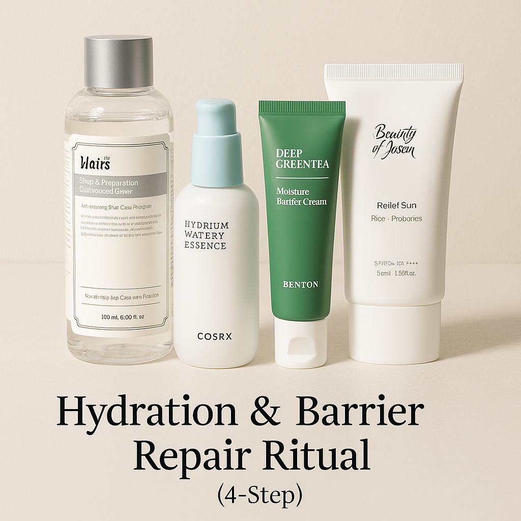 Hydration & Barrier Ritual (4-Step)